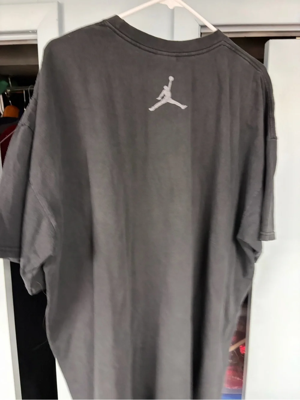 Vintage air Jordan nike athletic brand upside down swoosh basketball T-Shirt 3XL